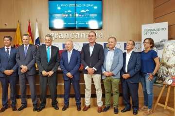 El dispositivo de Global para las fiestas del Pino 2018 se presentó este miércoles en el Cabildo grancanario (Foto TA)